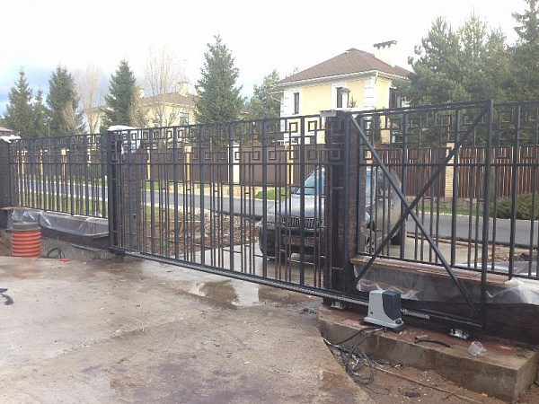 Откатные ворота обрешетка